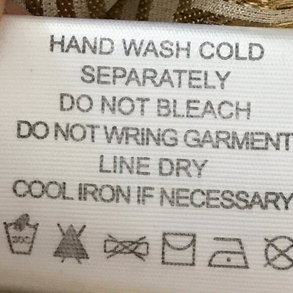 Tory Burch Blouse Women 4 Gold Silver Geometric Sleeveless Silk Polyester Preppy - Picture 11 of 11